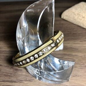 NWT Anna & Ava bracelet rhinestones and cream